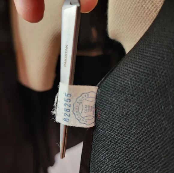 Vintage Union Made Penny Lane Princess Coat black wool and Astrakhan Collar - Picture 12 of 13